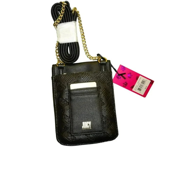 NWT Juicy Licorice Black Bright Lights Cellie Crossbody - Picture 4 of 8